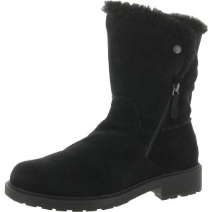 Opal Zip Stiefel – zum Hineinschlüpfen, Veloursleder, für Winter und Schnee