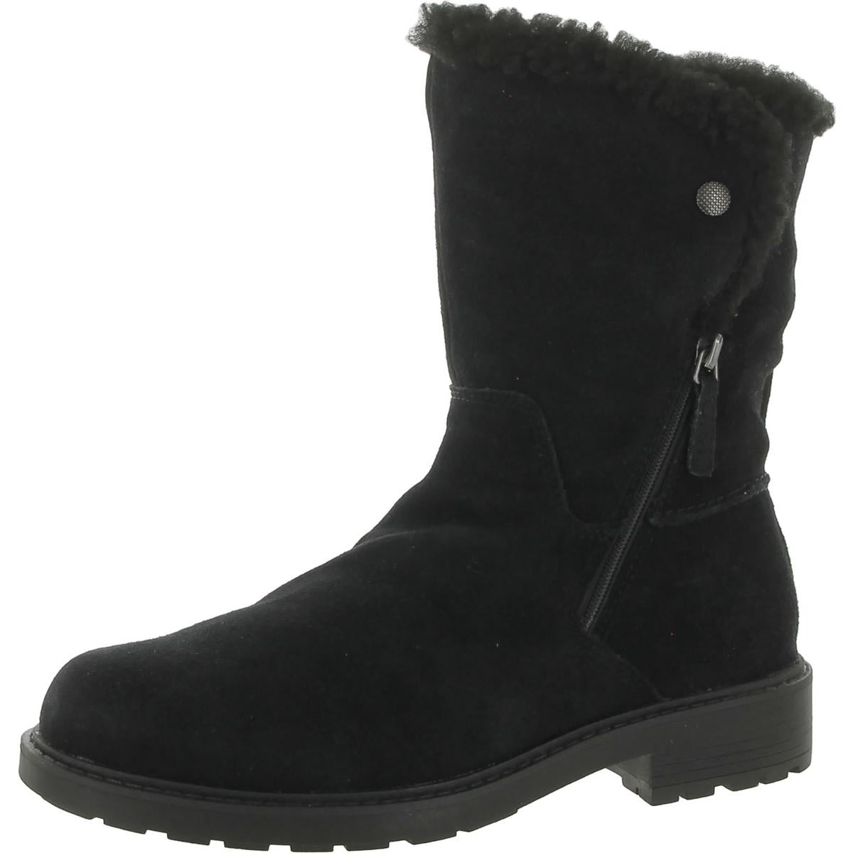 Opal Zip Stiefel – zum Hineinschlüpfen, Veloursleder, für Winter und Schnee