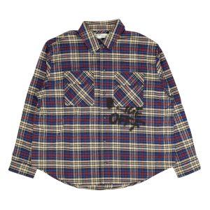 Hemd – Flanell, Karomuster, Blau