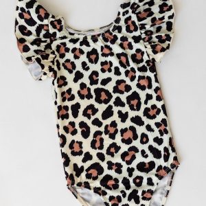 Wild One Gymnastikbody – kurze Flügelärmel