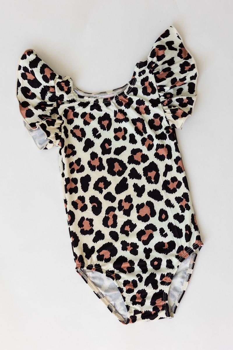 Wild One Gymnastikbody – kurze Flügelärmel