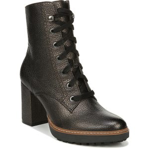 Callie halbhohe Lederstiefel mit Reißverschluss