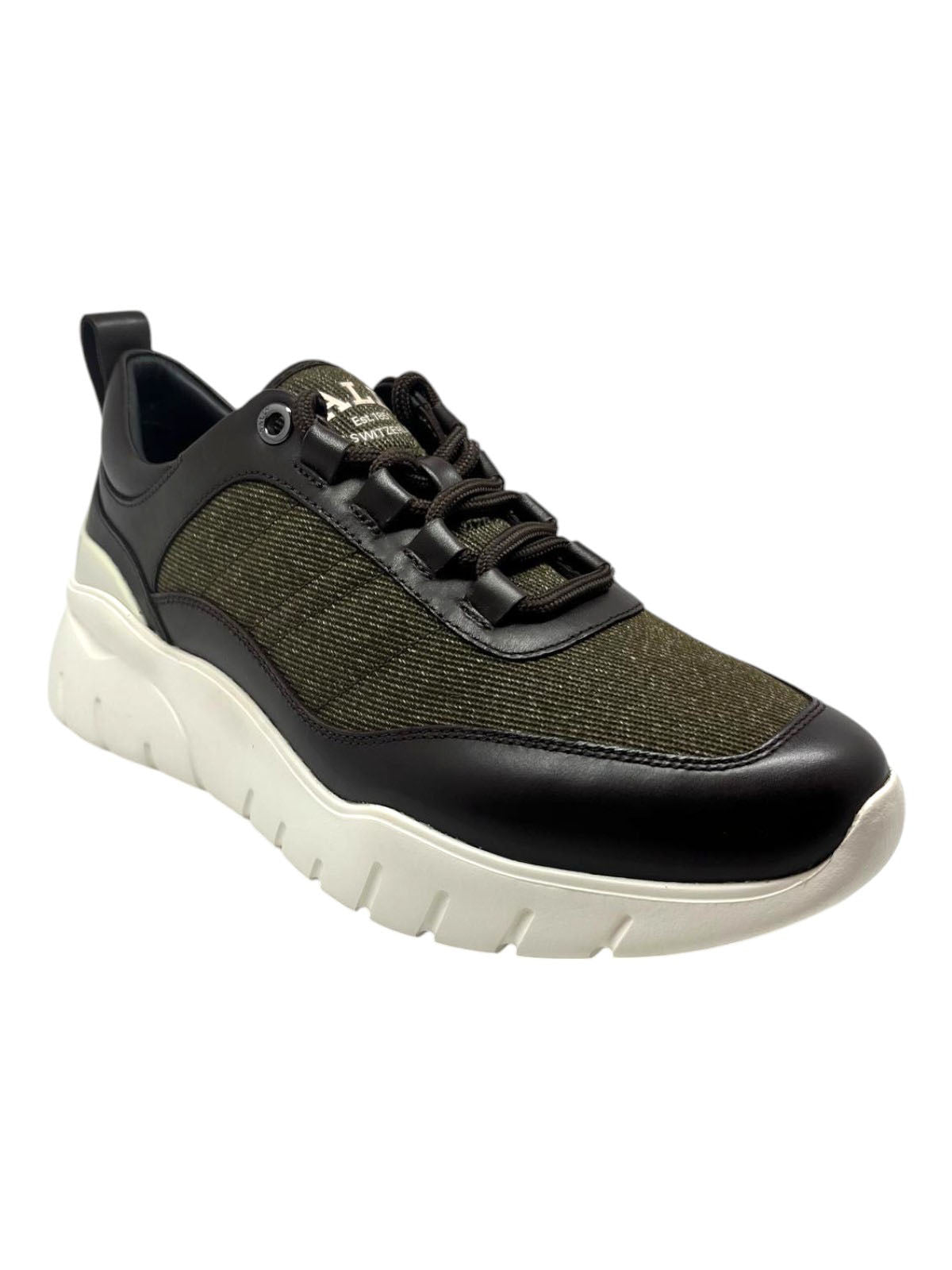 Bally Bredley 6239584 Fabric 7 Sneaker – Leder, Herren, Ebano, Größe