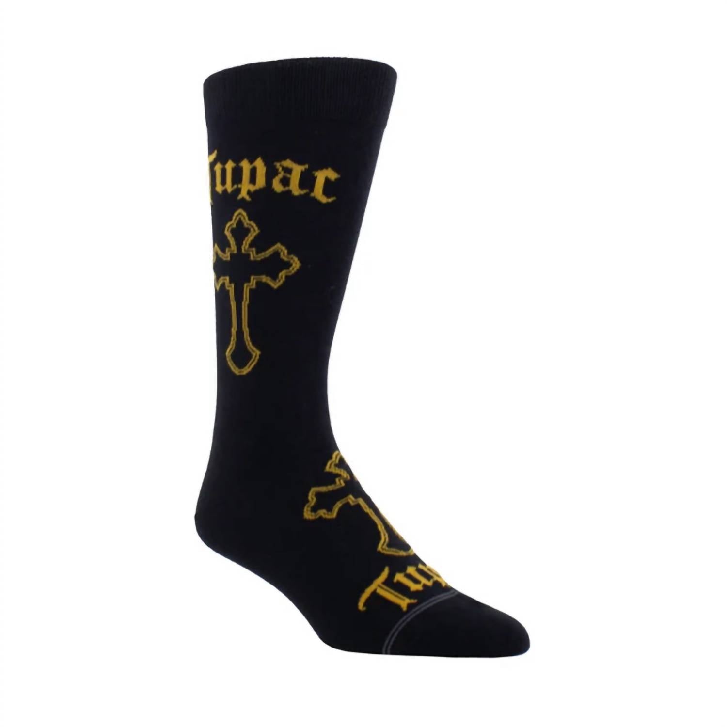 Tupac Herren-Socken-Geschenkbox – Schwarz