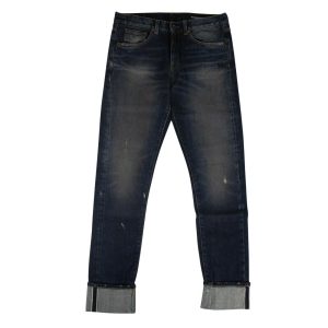 OFF-WHITE C/O VIRGIL ABLOH blaue Selvedge-Jeanshose – neu mit Etikett