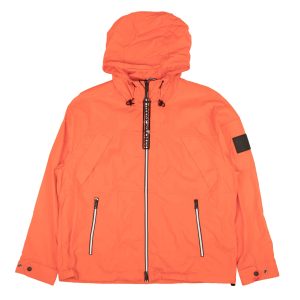 Orangefarbene Stereos Herren-Anorakjacke