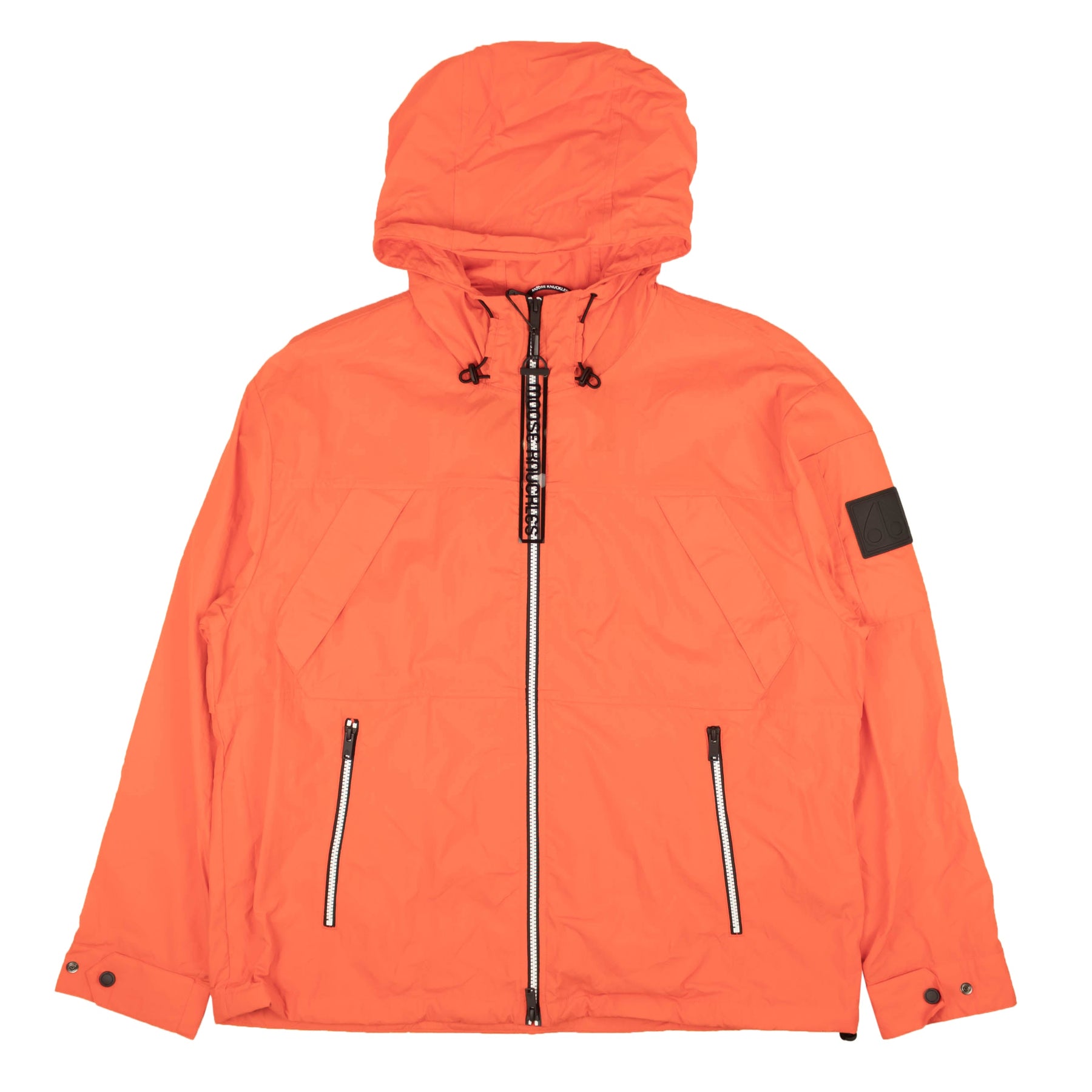 Orangefarbene Stereos Herren-Anorakjacke
