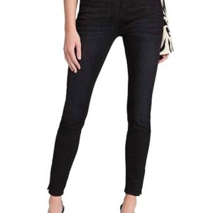 Le High Skinny-Jeans in Schwarz