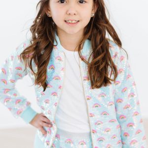 Rainbow Jacke – Pailletten, Mint