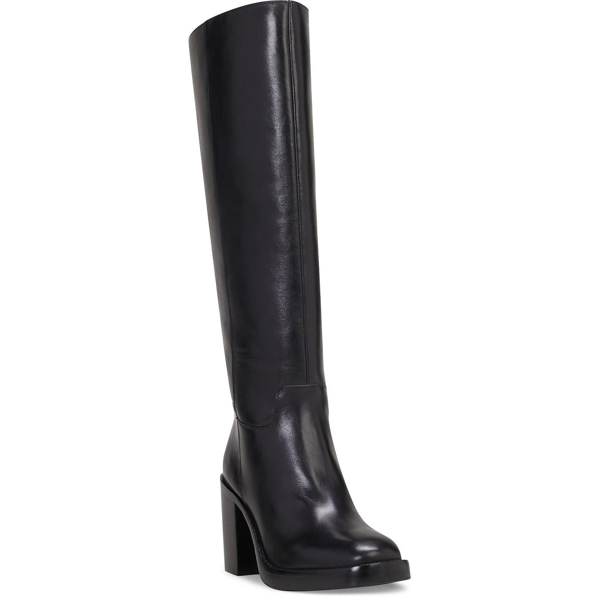 Gibi 4 kniehohe Lederstiefel mit extraweitem Schaft