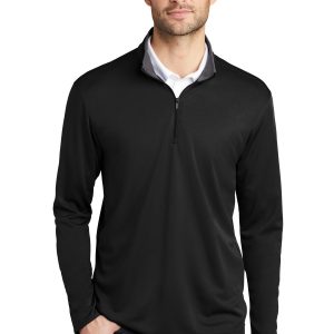 Port Authority K584 Herren-Funktionsoberteil Silk Touch Performance mit 1/4-Reißverschluss
