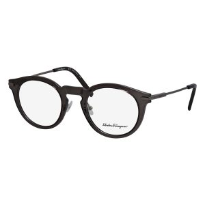 Salvatore Ferragamo SF 2906 033 runde Herren-Brille, 48 mm