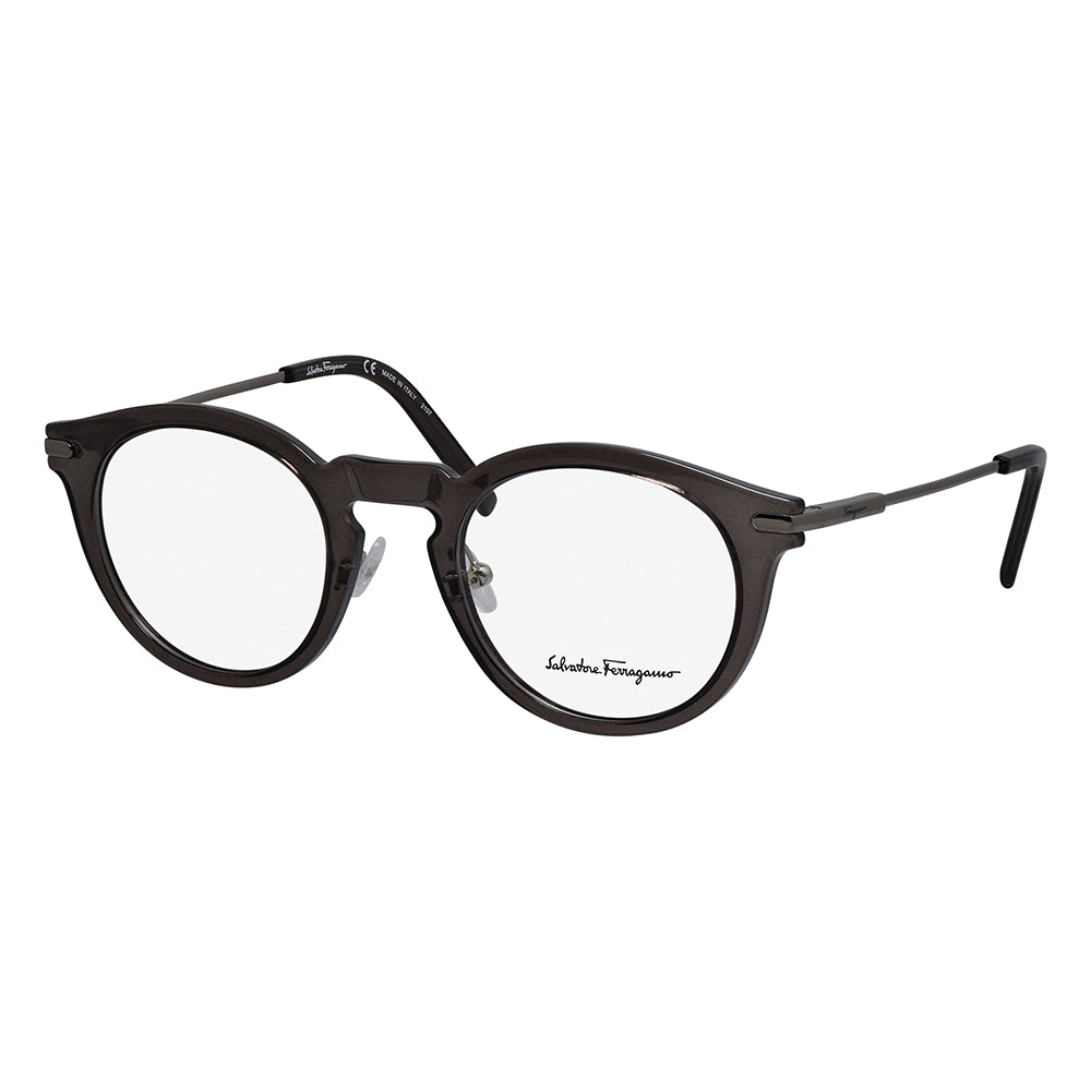 Salvatore Ferragamo SF 2906 033 runde Herren-Brille, 48 mm