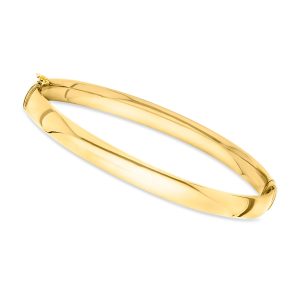 Canaria 10kt Armreif – Gelbgold, italienisch, oval