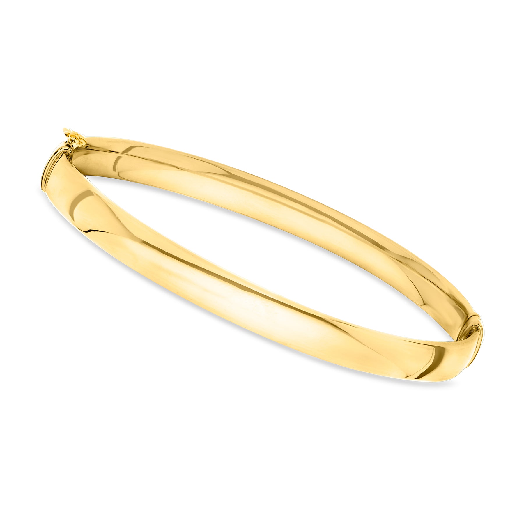 Canaria 10kt Armreif – Gelbgold, italienisch, oval