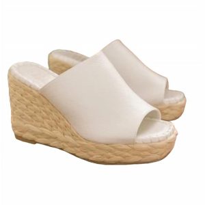 Complete Perfection Damen-Keilschuhe zum Hineinschlüpfen in Weiß