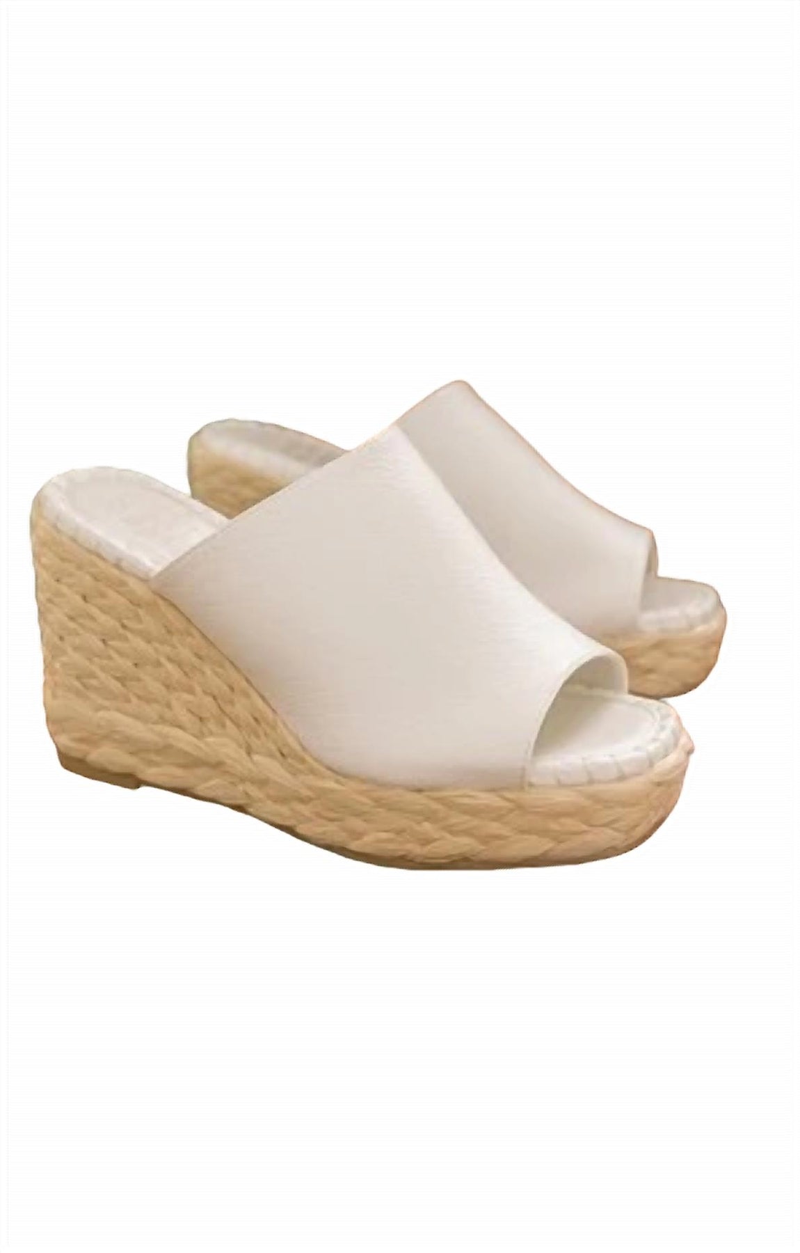 Complete Perfection Damen-Keilschuhe zum Hineinschlüpfen in Weiß