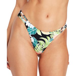 Bikinihose – Blumenmuster, Junior-Passform, Hipster-Schnitt