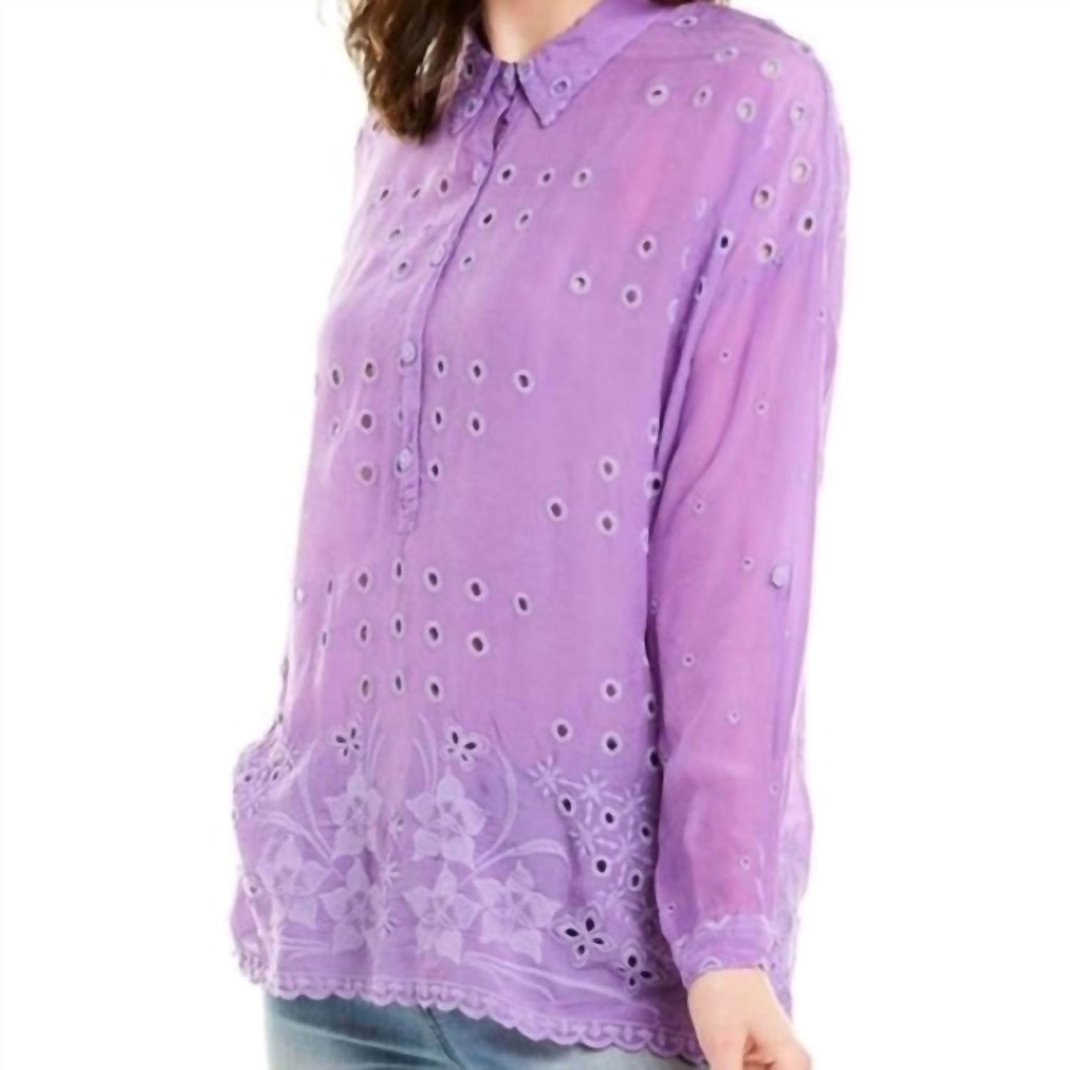 Mindy Bluse – Lila