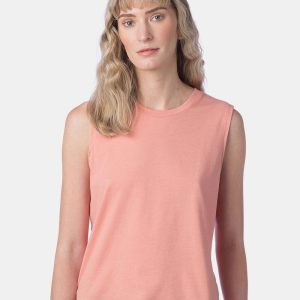 Alternative Go-To verkürztes Damen-Muscle-Tanktop aus Baumwolljersey – CVC