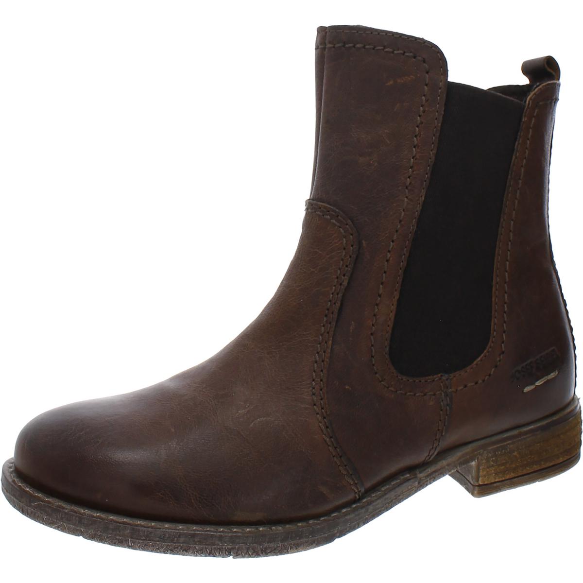 Sienna 80 Lederstiefeletten mit Used-Effekt
