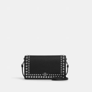 Coach Outlet Anna Clutch 7151652175932 Umhängetasche – Umschlagbund, Nietenbesatz