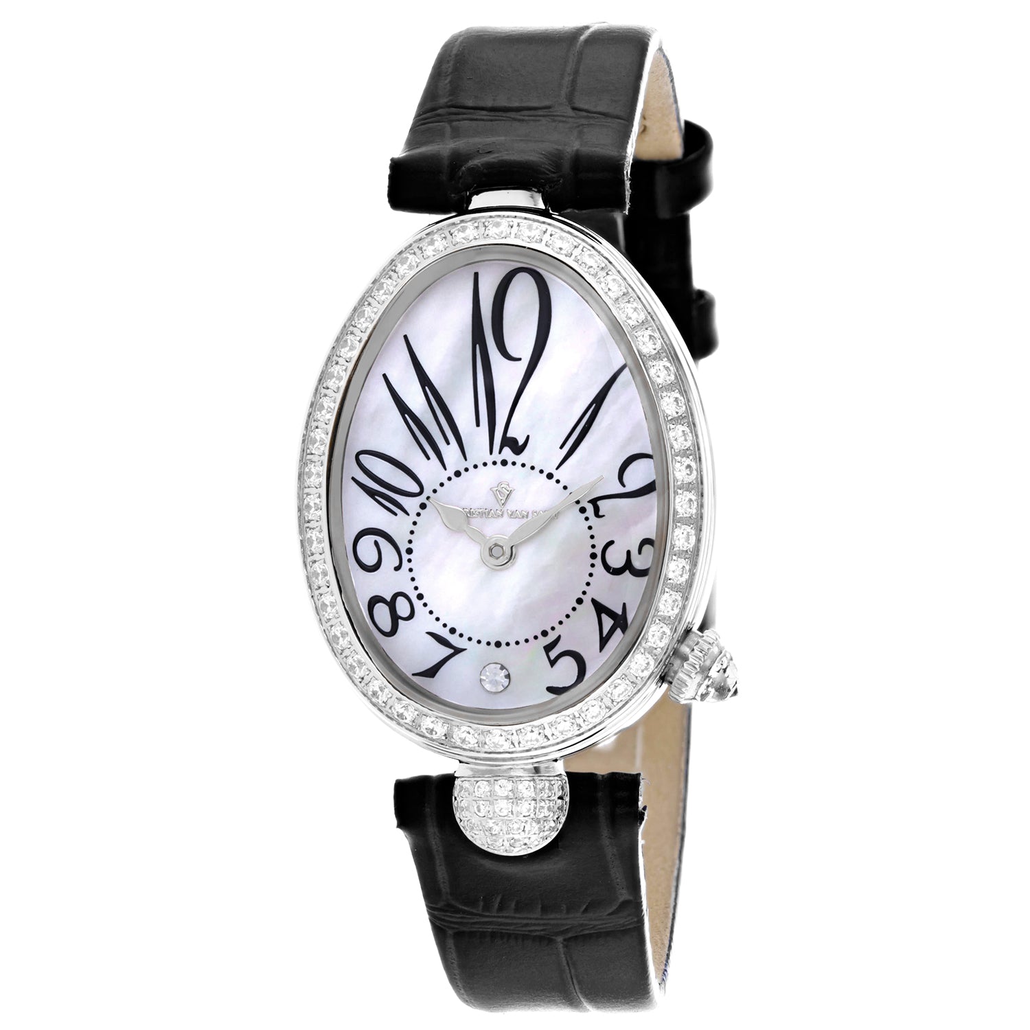 Christian Van Sant Florentine 7287214702652 Armbanduhr – Damen, Weiß, Zifferblatt