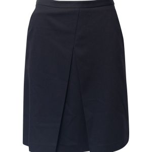 Jil Sander Rock in A-Linie aus marineblauer Wolle