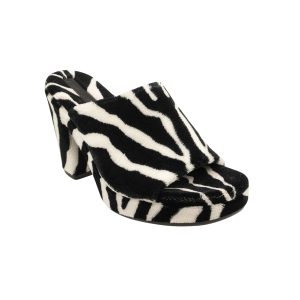 Sandalen Carpet Zebra Gleam in Schwarz-Weiß