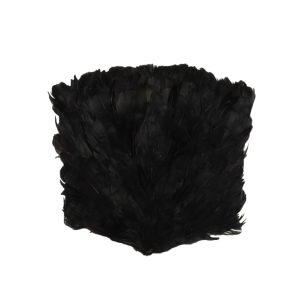 MOSCHINO COUTURE schwarzes Feder-Träger-/Bandeautop – neu mit Etikett
