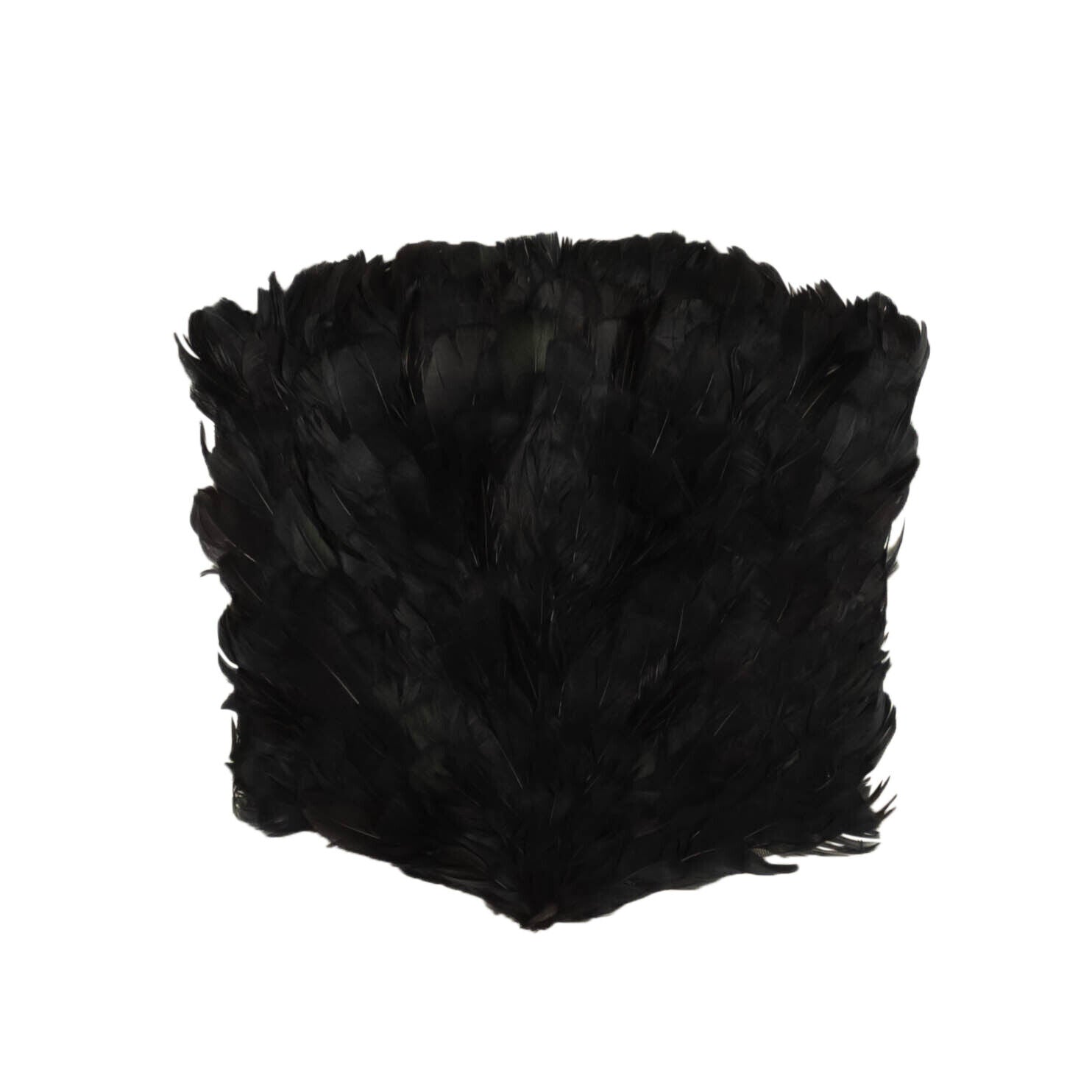 MOSCHINO COUTURE schwarzes Feder-Träger-/Bandeautop – neu mit Etikett
