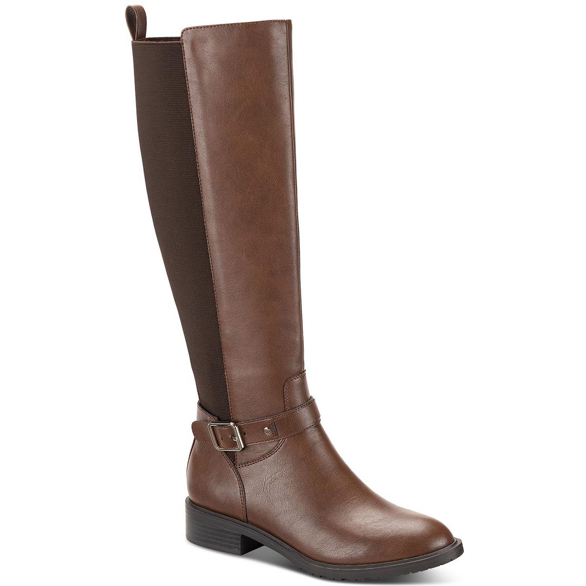Valenciaa kniehohe Stiefel – Kunstleder, Reißverschluss