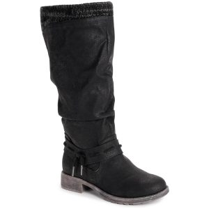 Bianca Briana kniehohe Stiefel – Kunstleder, Reißverschluss