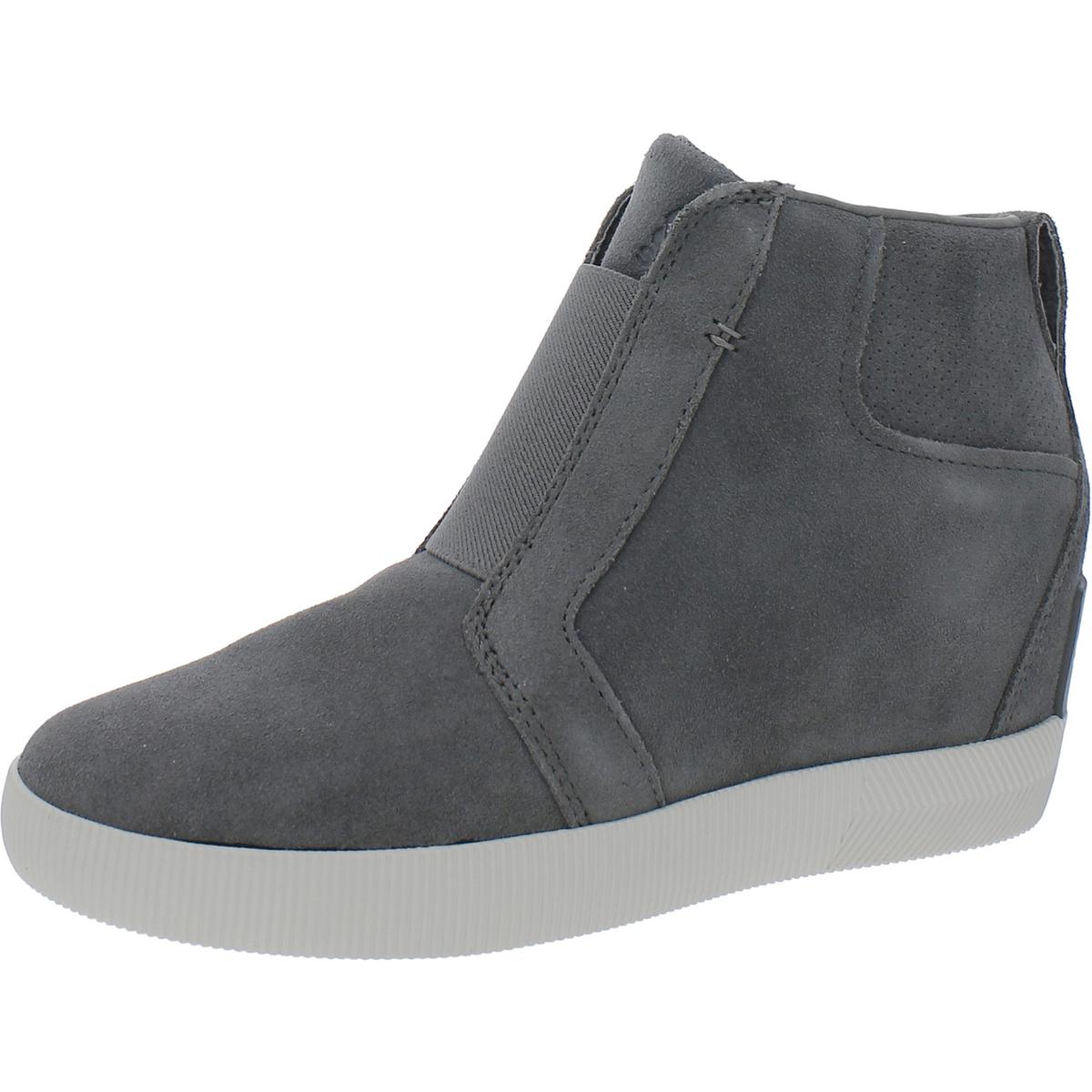 OutNAbout Stiefeletten – zum Hineinschlüpfen, Veloursleder
