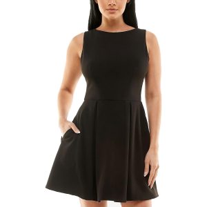 Bee Darlin tailliertes ausgestelltes Party-Minikleid für junge Damen