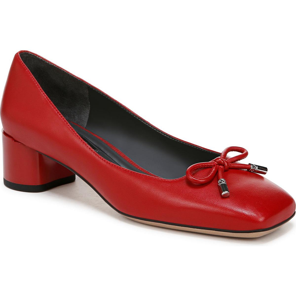 Natalia Lederpumps mit eckiger Zehenpartie