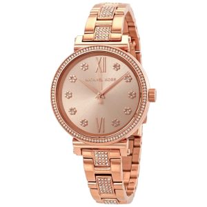 Michael Kors Sofie MK3882 36MM Armbanduhr – Roségold, Damen, Quarzwerk