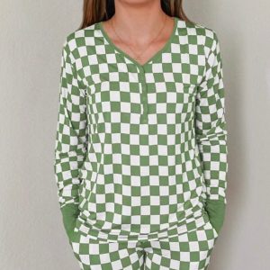GRINCH CHECKERS Oberteil – Damen, DREAM