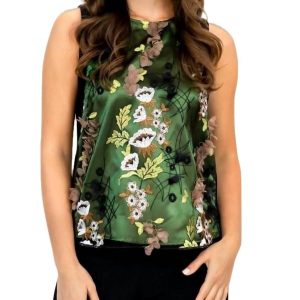 Gail Tanktop – Emerald Meadow