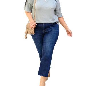Sofia 7732507705404 Jeans – dunkle Waschung, mittlerer Bund