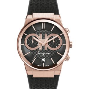 Ferragamo Sapphire Chrono Armbanduhr – Silikon