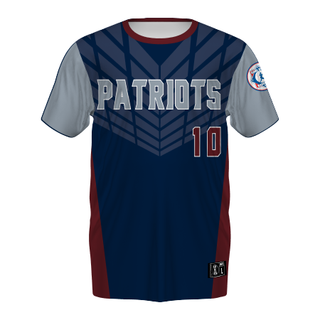 Holloway Babe Ruth Freestyle Baseballtrikot mit Rundhalsausschnitt und Sublimationsdruck