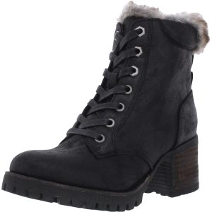 Comfort Stiefel – Kunstleder, Blockabsatz, Winter