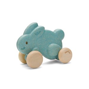Blauer Schiebehase
