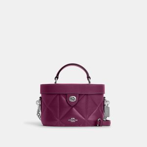Coach Outlet Kay Umhängetasche mit bauschiger Rautensteppung
