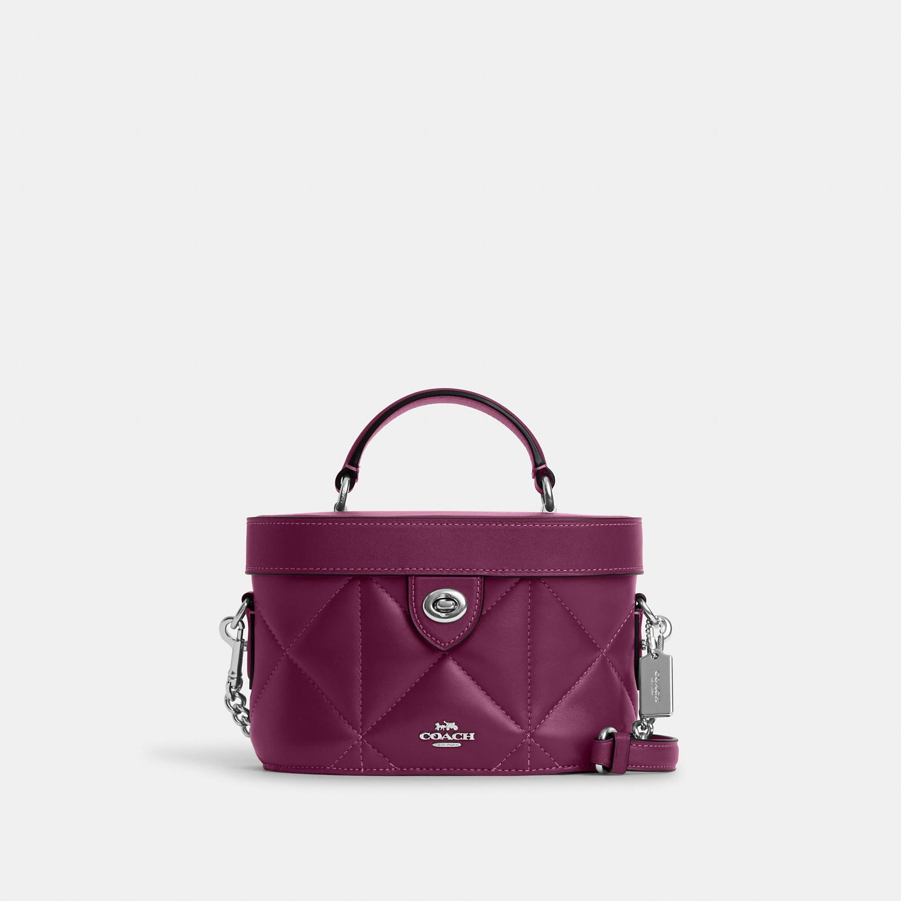 Coach Outlet Kay Umhängetasche mit bauschiger Rautensteppung