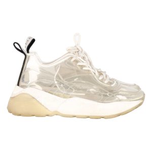 Stella McCartney Eclypse transparente Chunky-Sneaker aus weißem PVC