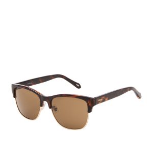Fossil 7819968741436 Sonnenbrille – Damen, eckige Form