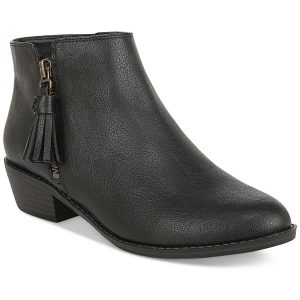 Val Western-Stiefeletten mit geschichtetem Blockabsatz