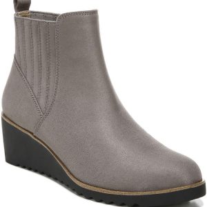 Zenith Damen-Stiefeletten aus Velourslederimitat mit gepolstertem Fußbett